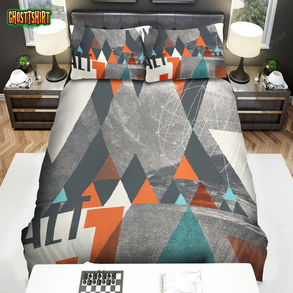 Alt-J Band Black Orange Mixedbed Sheets Duvet Cover Bedding Set