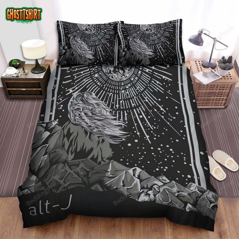 Alt-J Band Black Sun Bed Sheets Duvet Cover Bedding Set