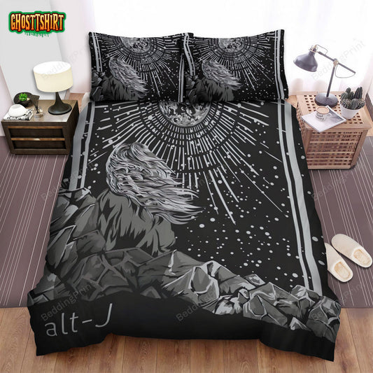 Alt-J Band Black Sun Bed Sheets Duvet Cover Bedding Set