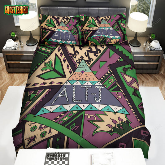 Alt-J Band Brocade Bed Sheets Duvet Cover Bedding Set