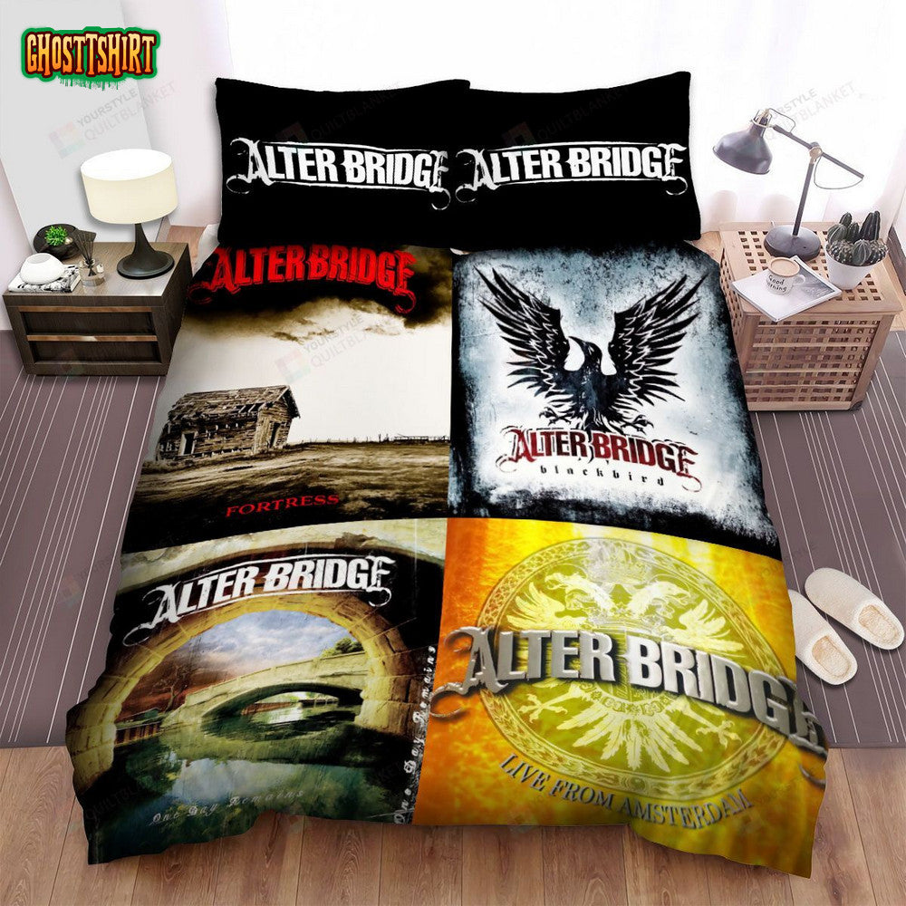 Alter Bridge Four Album Bed Sheets Spread Comforter Duvet Cover Bedding Set