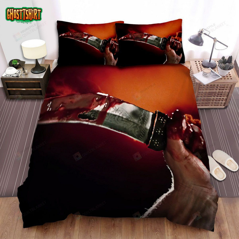 Altered States Blood Knife Movie Picture Bed Sheets Spread Comforter Duvet Cover Bedding Set