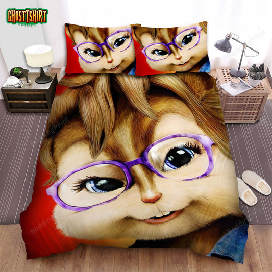 Alvin And The Chipmunks Brittany Solo Poster Bed Sheets Spread Duvet Cover Bedding Set