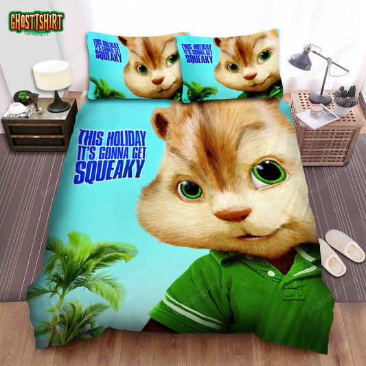 Alvin And The Chipmunks Theodore Solo Poster Bed Sheets Spread Duvet Cover Bedding Set