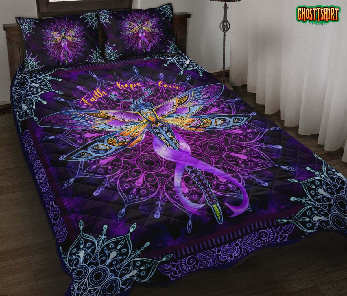 Alzheimers Awareness Bedding Set