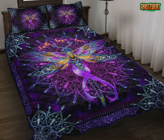 Alzheimers Awareness Bedding Set
