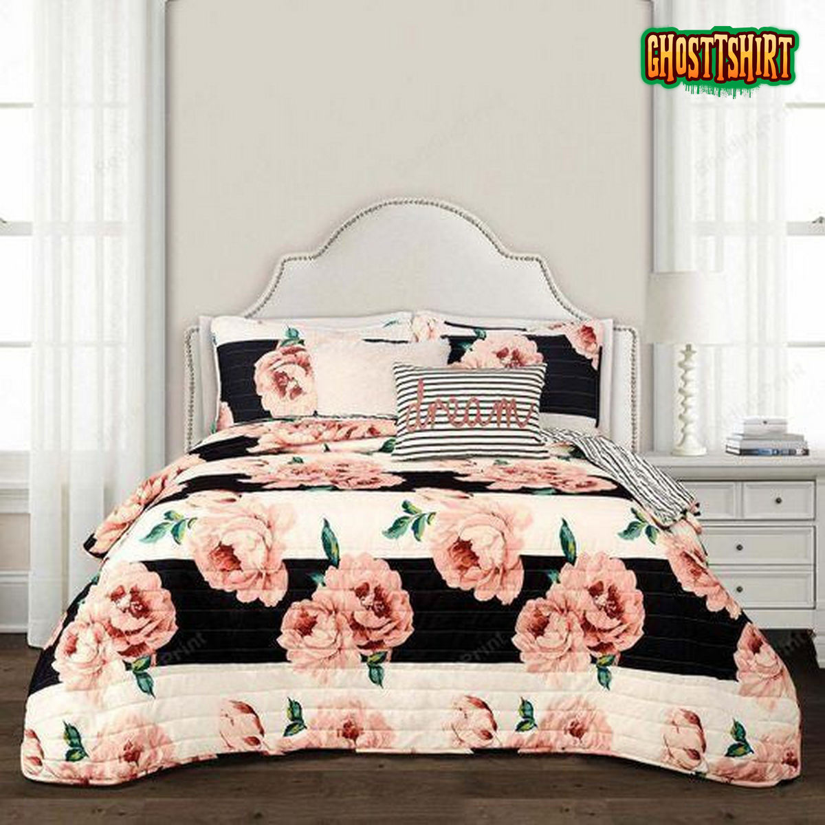 Amara Floral Bed Sheets Duvet Cover Bedding Set