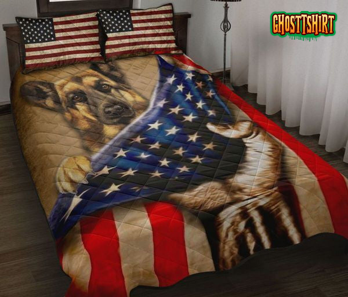 America Flag Bed Sheets Duvet Cover Bedding Set