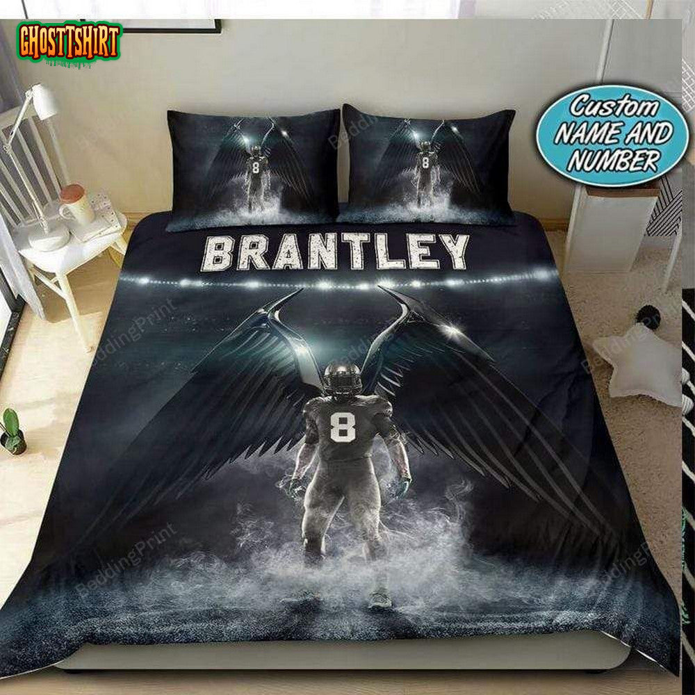 American Football Wing Custom Duvet Cover Bedding Set