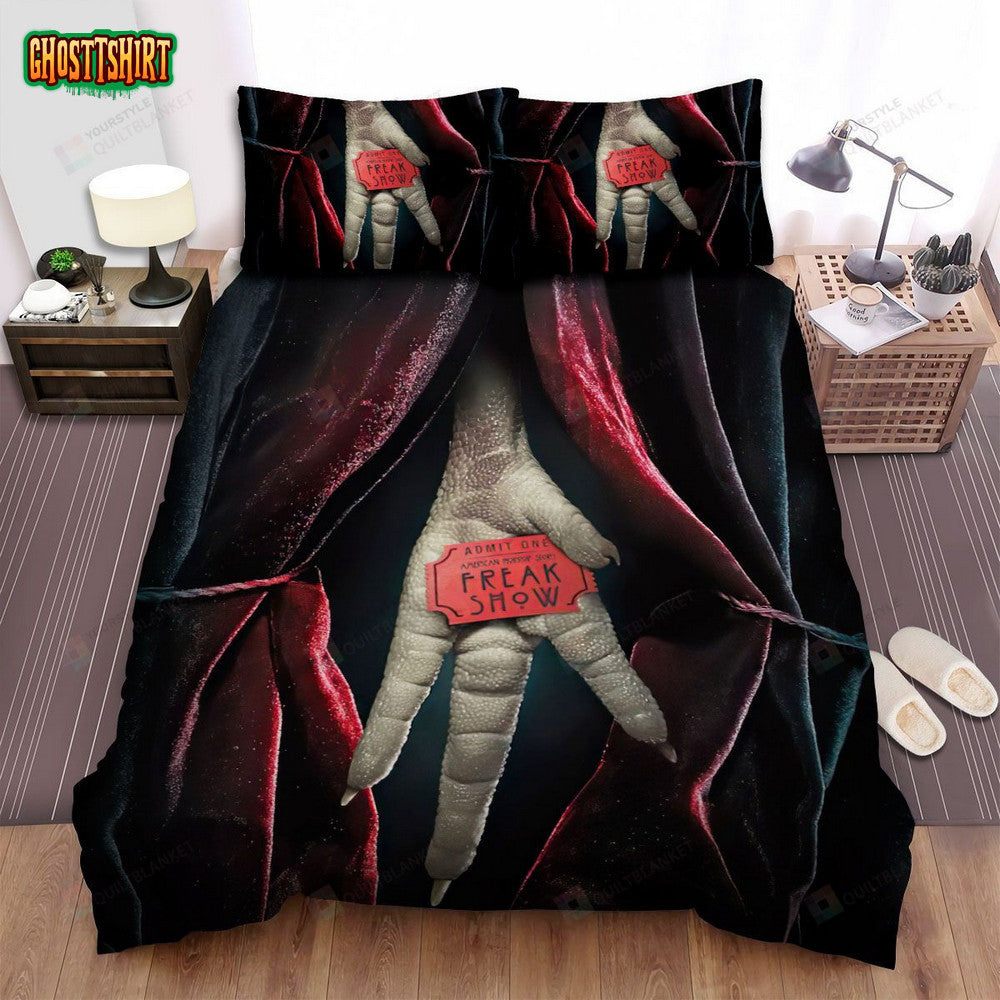 American Horror Story Admit One Movie Poster Bed Sheets Spread Comforter Duvet Cover Bedding Set