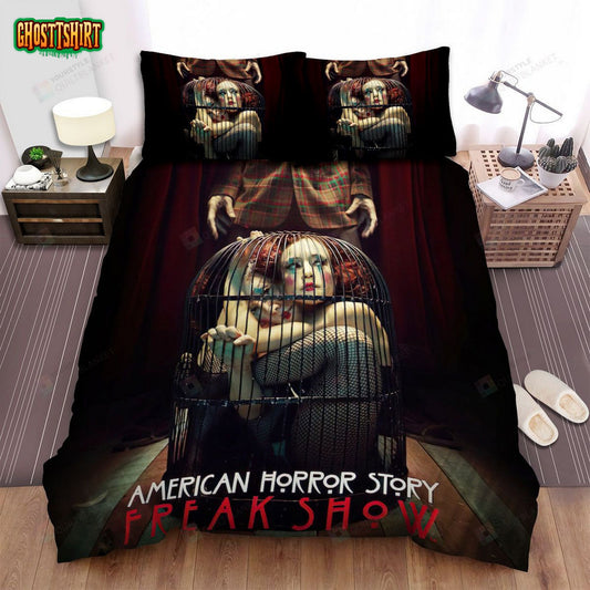 American Horror Story Bird Cage Movie Poster Bed Sheets Spread Comforter Duvet Cover Bedding Set