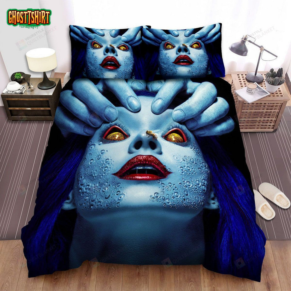 American Horror Story Blue Face Movie Poster Bed Sheets Spread Comforter Duvet Cover Bedding Set