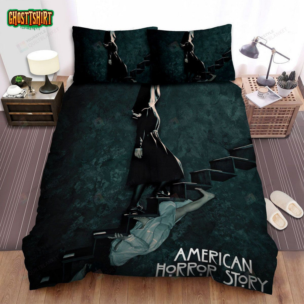 American Horror Story Escape Movie Poster Bed Sheets Spread Comforter Duvet Cover Bedding Set
