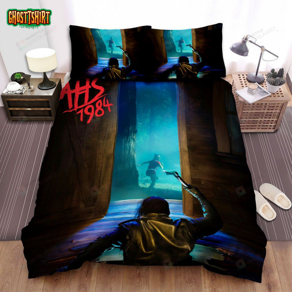 American Horror Story Fugitive Movie Poster Bed Sheets Spread Comforter Duvet Cover Bedding Set