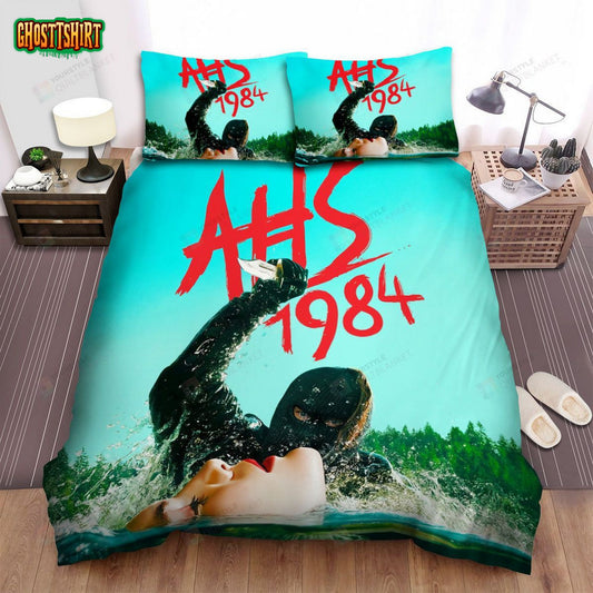 American Horror Story Homicide Movie Poster Bed Sheets Spread Comforter Duvet Cover Bedding Set