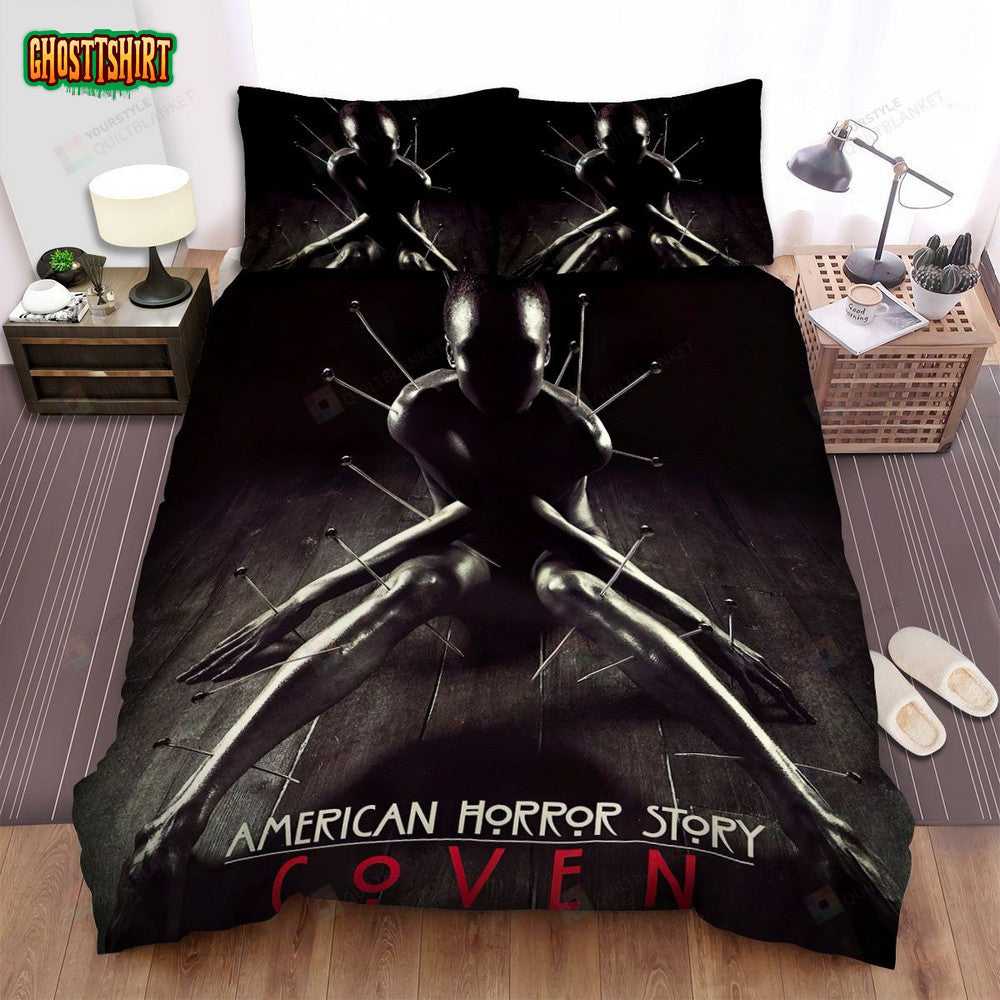 American Horror Story Nails Movie Poster Bed Sheets Spread Comforter Duvet Cover Bedding Set