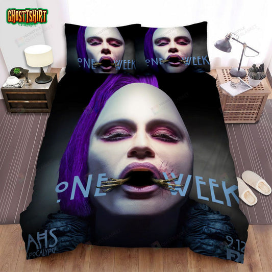 American Horror Story One Week Movie Poster Bed Sheets Spread Comforter Duvet Cover Bedding Set