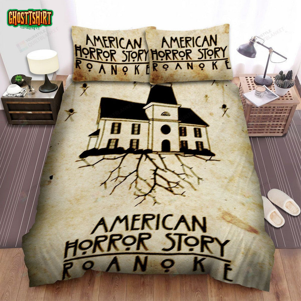 American Horror Story Roanoke Movie Poster Bed Sheets Spread Comforter Duvet Cover Bedding Set