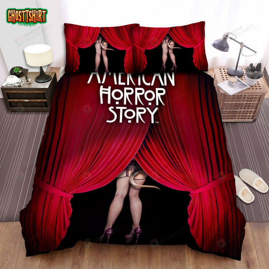 American Horror Story Stage Movie Poster Bed Sheets Spread Comforter Duvet Cover Bedding Set