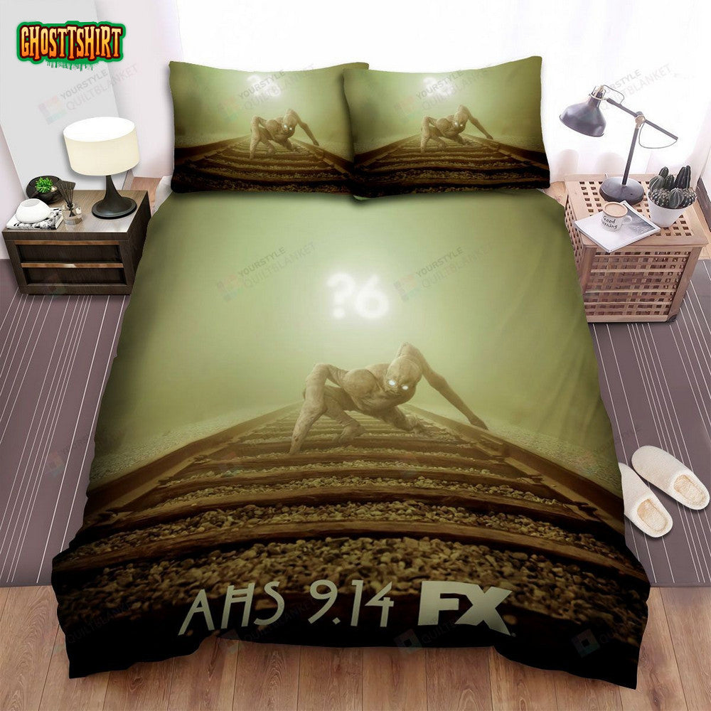 American Horror Story Track Movie Poster Bed Sheets Spread Comforter Duvet Cover Bedding Set