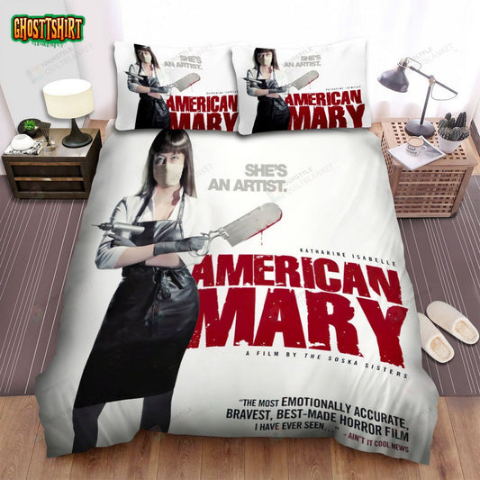 American Mary Movie Poster 3 Bed Sheets Spread Comforter Duvet Cover Bedding Set