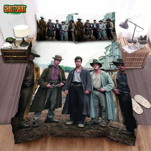 American Outlaws Characters Bed Sheets Spread Comforter Duvet Cover Bedding Set
