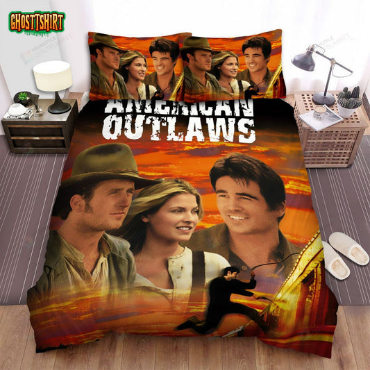 American Outlaws Poster 1 Bed Sheets Spread Comforter Duvet Cover Bedding Set