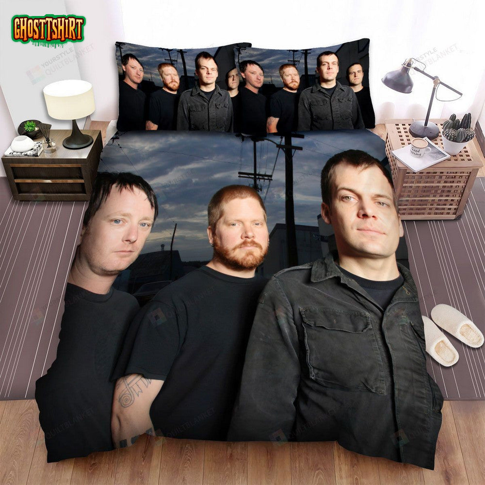 American Steel Band Sky Background Bed Sheets Spread Comforter Duvet Cover Bedding Set