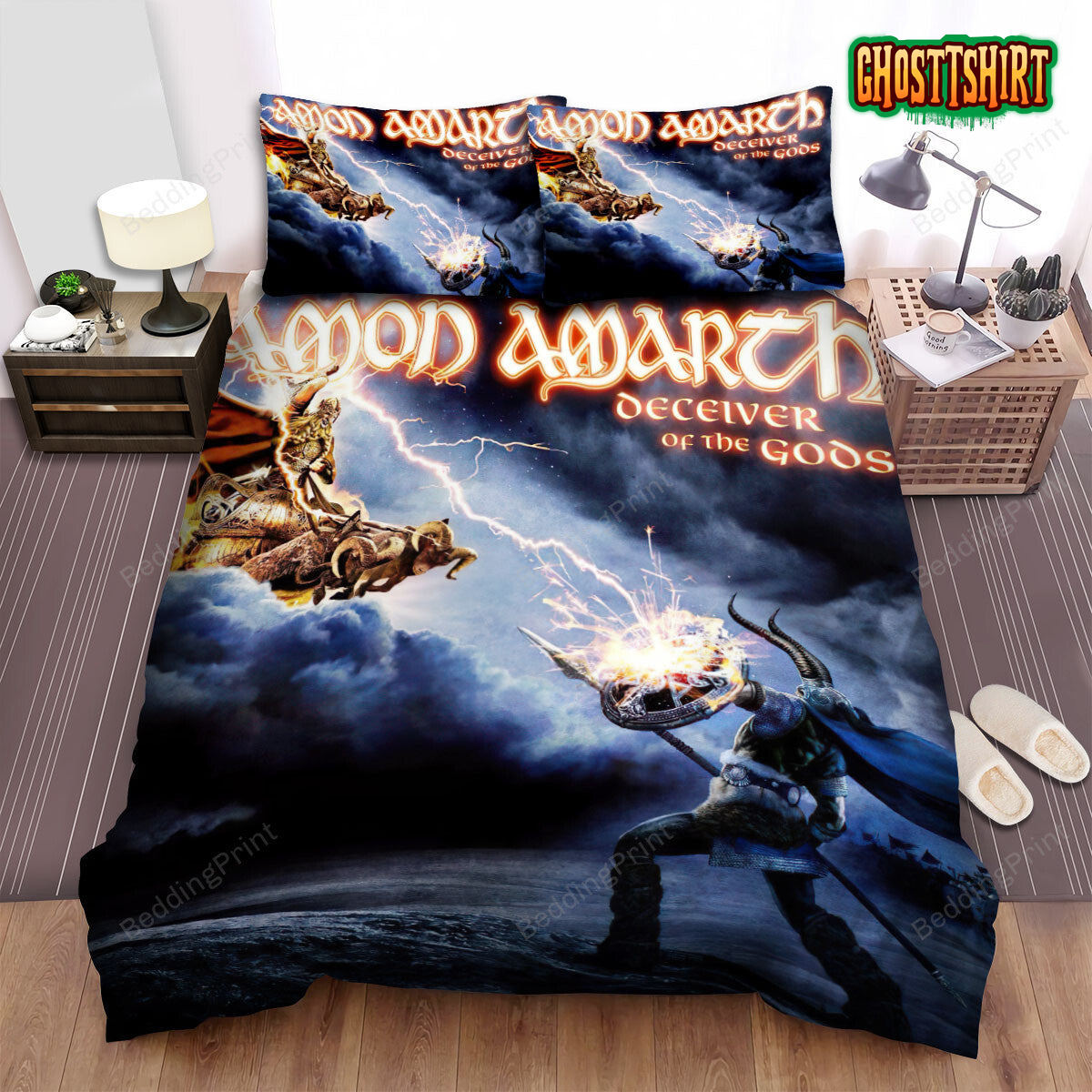 Amon Amarth Band Album Deceiver Of The Gods Bed Sheets Duvet Cover Bedding Set
