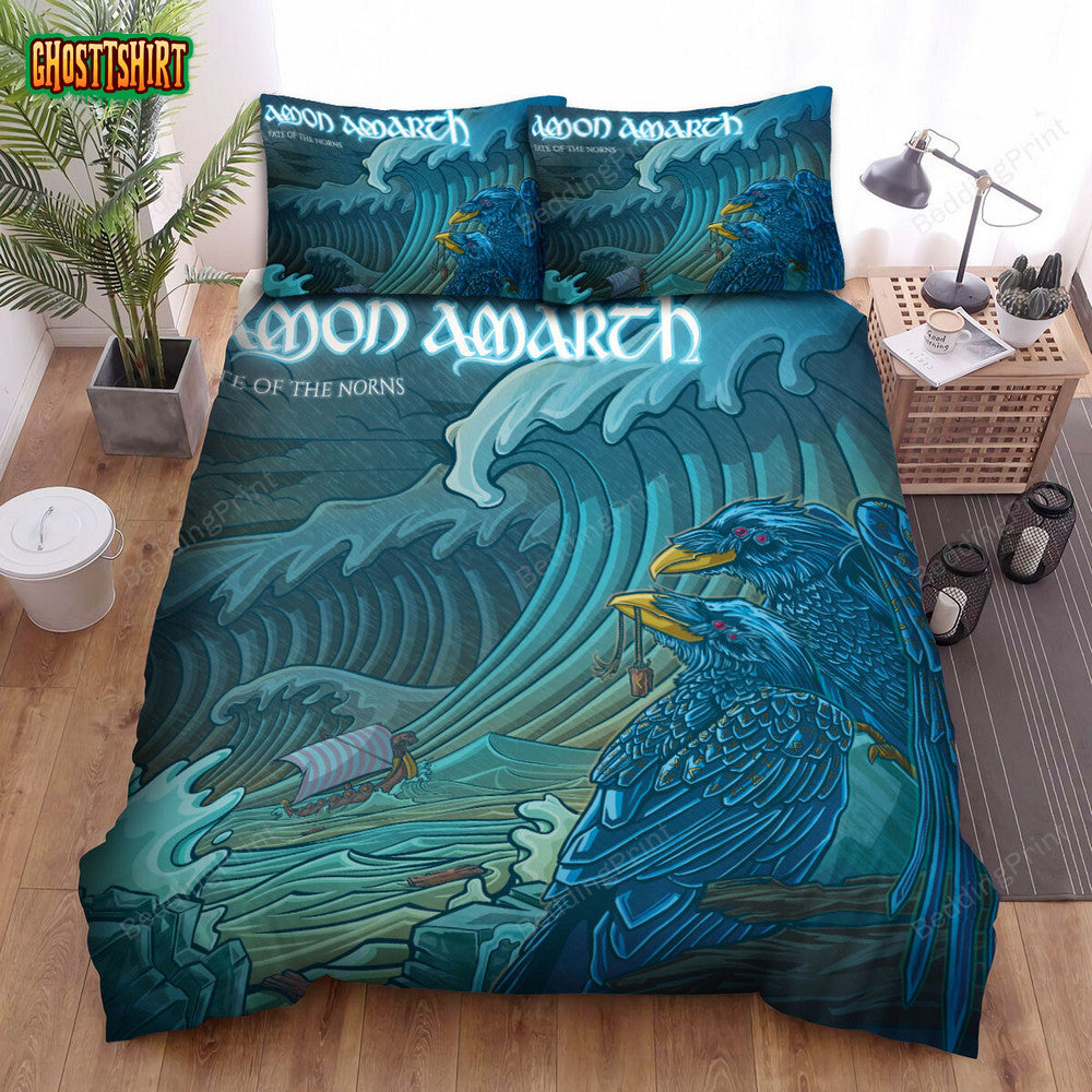 Amon Amarth Band Fate Of The Norns Bed Sheets Duvet Cover Bedding Set