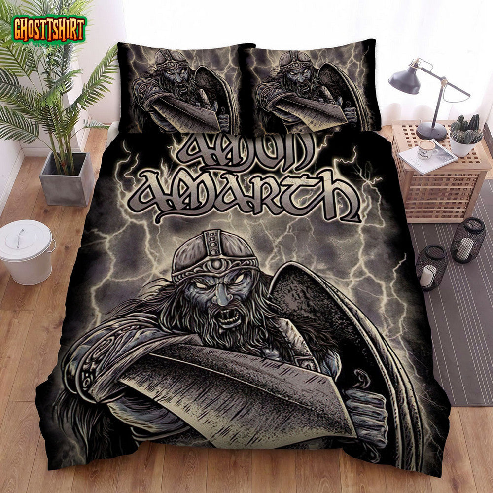 Amon Amarth Band Fight Bed Sheets Duvet Cover Bedding Set