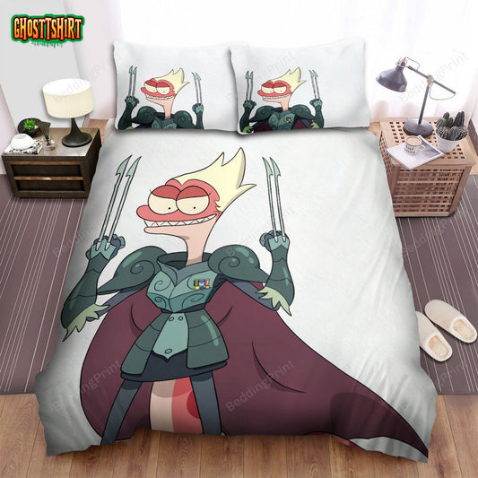Amphibia (2019) Character Poster 3 Bed Sheets Duvet Cover Bedding Set