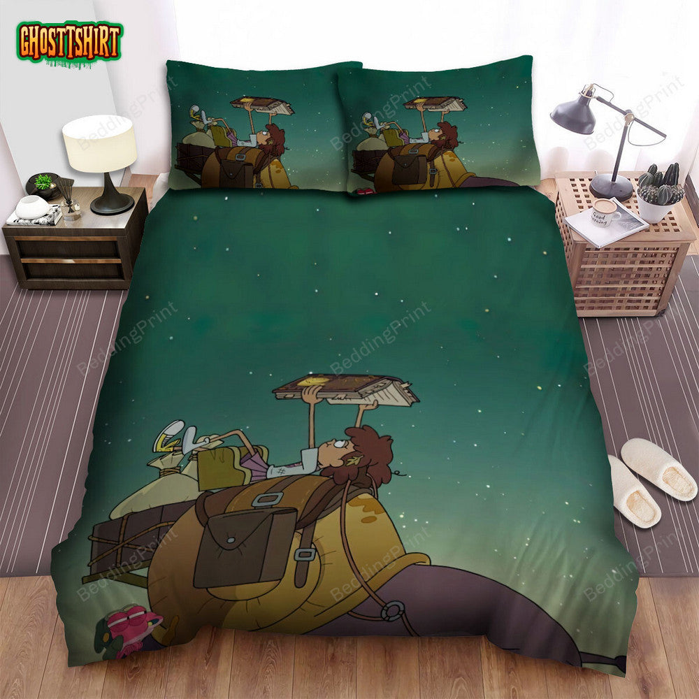 Amphibia (2019) Movie Poster Fanart 3 Bed Sheets Duvet Cover Bedding Set