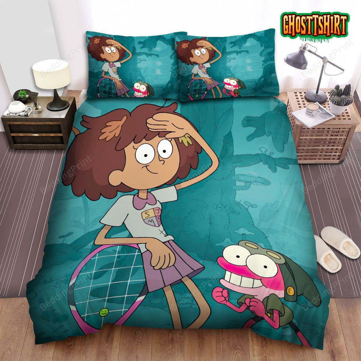 Amphibia Anne & Sprig Posing Bed Sheets Spread Duvet Cover Bedding Set