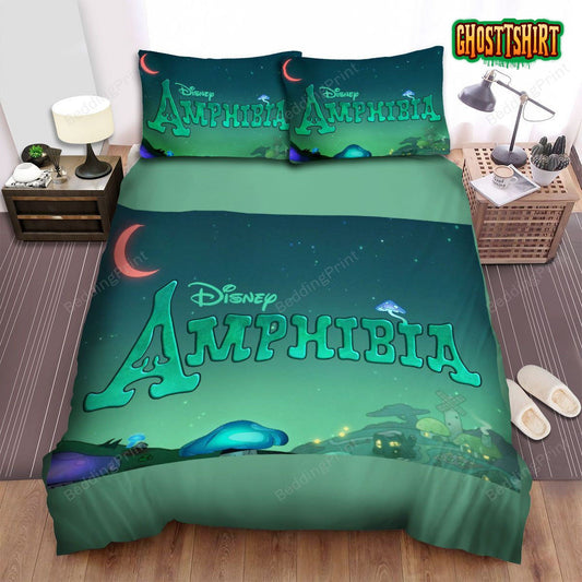 Amphibia Original Logo Bed Sheets Spread Duvet Cover Bedding Set