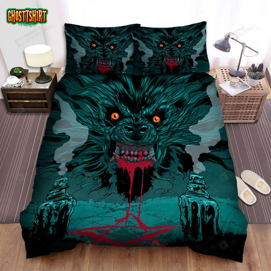 An American Werewolf In London Poster Bed Sheets Spread Comforter Duvet Cover Bedding Set