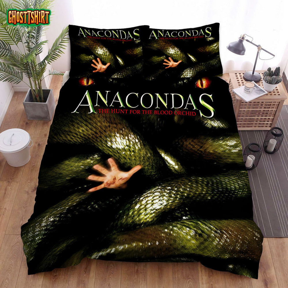 Anaconda Movie Poster Ii Photo Bed Sheets Spread Comforter Duvet Cover Bedding Set