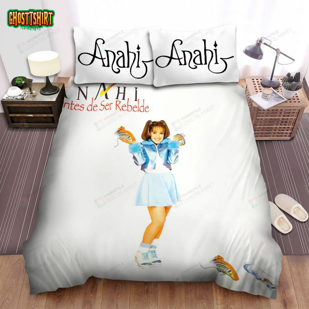 Anahi Album Antes De Ser Rebelde Bed Sheets Spread Comforter Duvet Cover Bedding Set