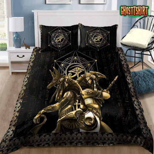 Ancient Egyptian Eye Of Ra God Bedding Duvet Cover Bedding Set