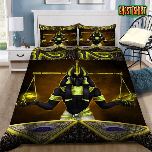 Ancient Egyptian Gods Bed Sheets Duvet Cover Bedding Set