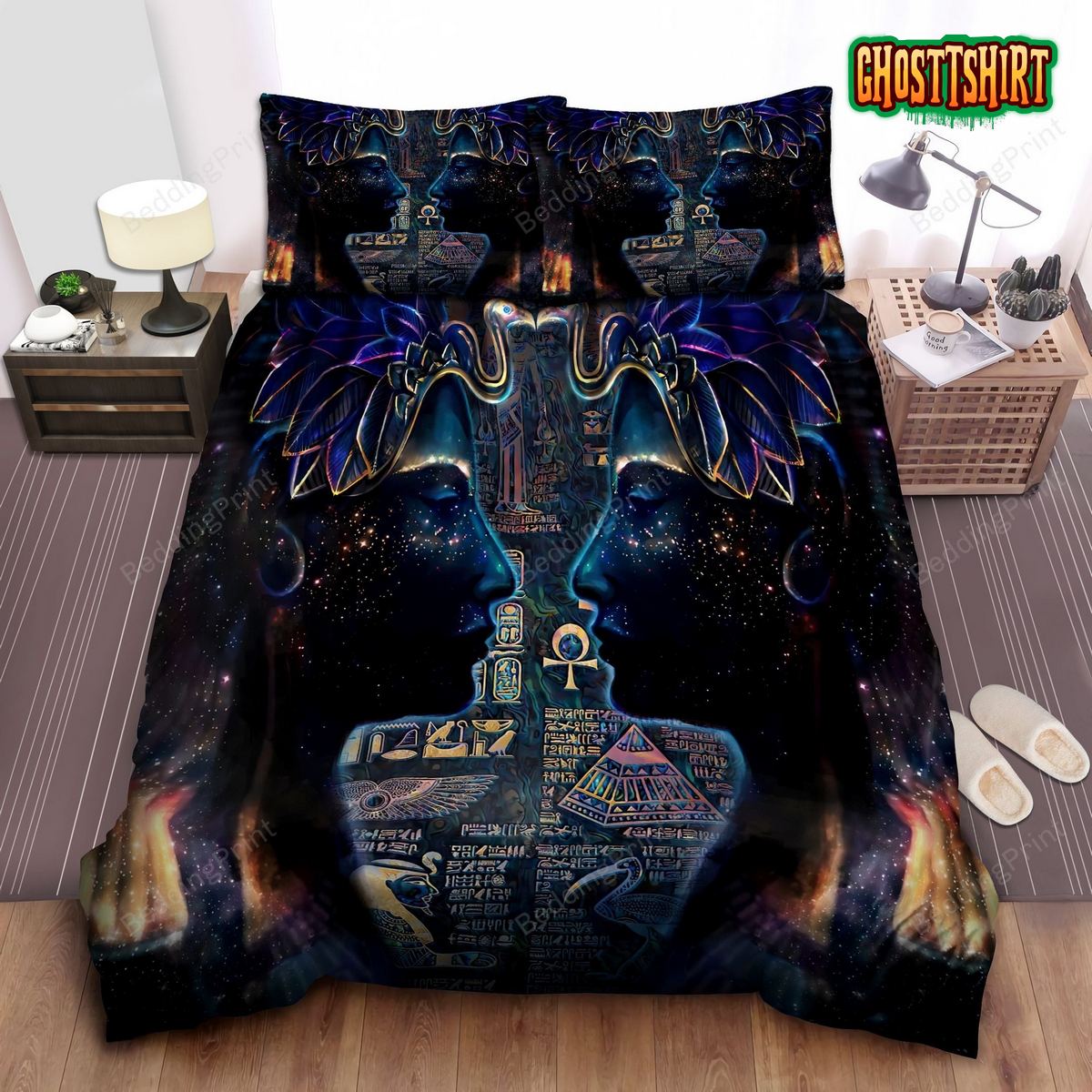 Ancient Egyptian Nekhbet Bedding Duvet Cover Bedding Set