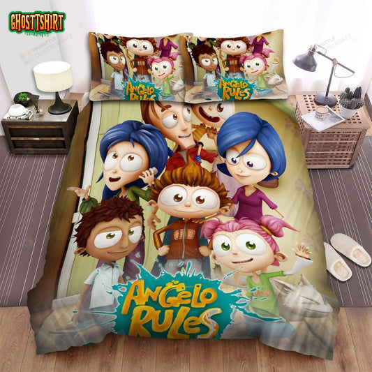 Angelo Rules Main Characters Poster Bed Sheets Spread Duvet Cover Bedding Set