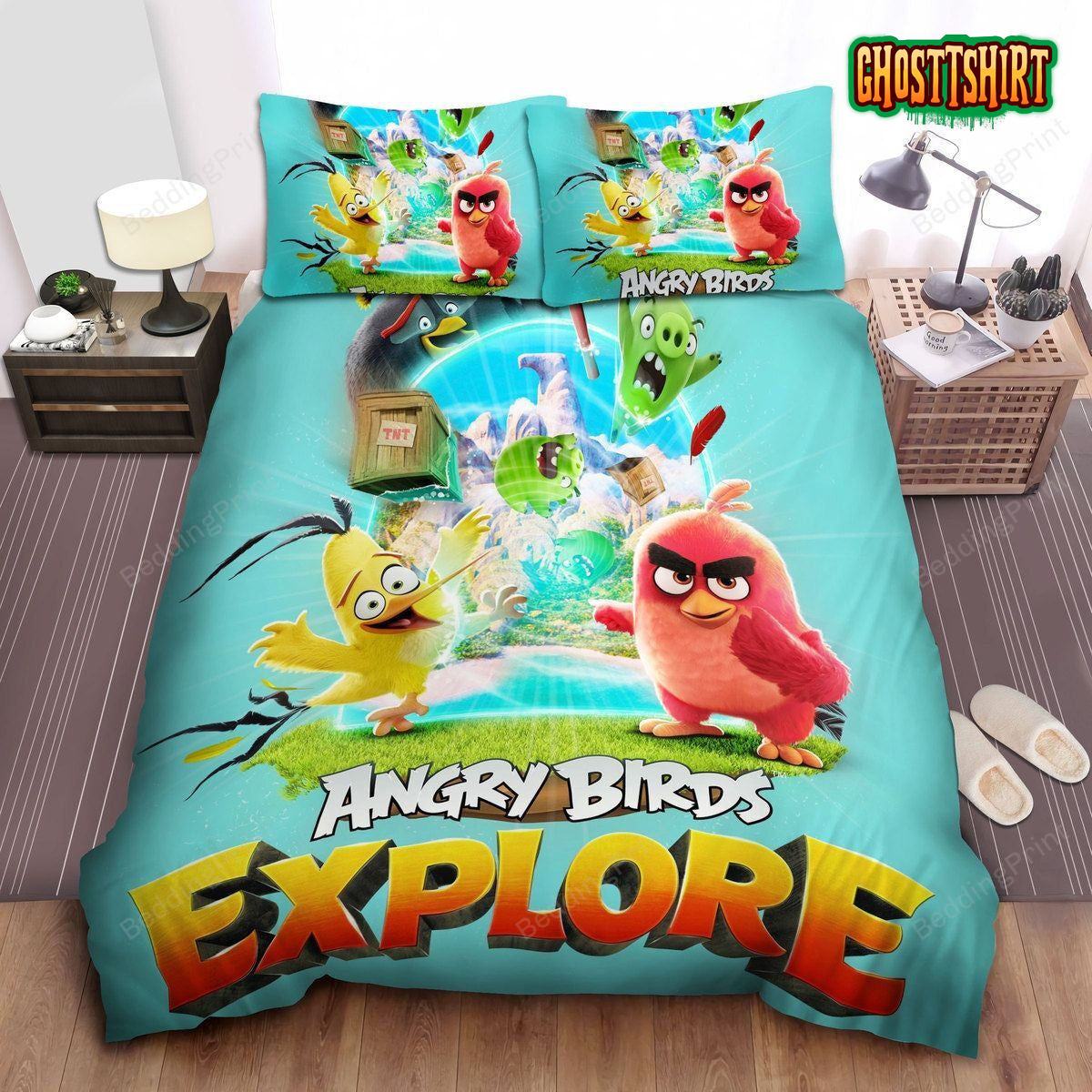 Angry Birds, Explore Bed Sheets Duvet Cover Bedding Set