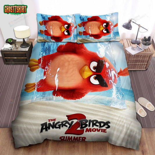 Angry Birds, The Next Part Of Movie Bed Sheets Spread Comforter Duvet Cover Bedding Set
