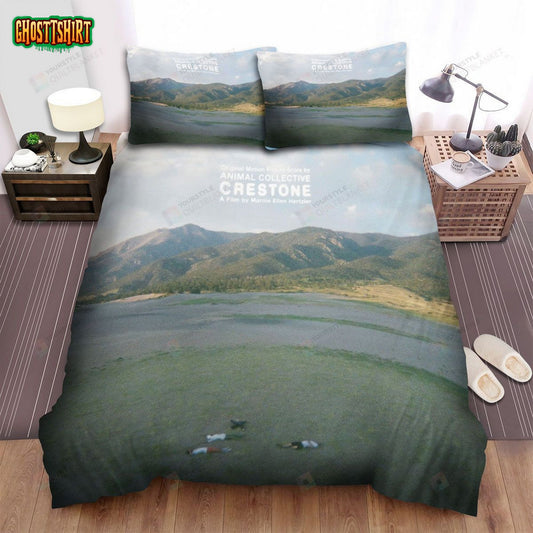Animal Collective Band Crestone Album Cover Bed Sheets Spread Comforter Duvet Cover Bedding Set