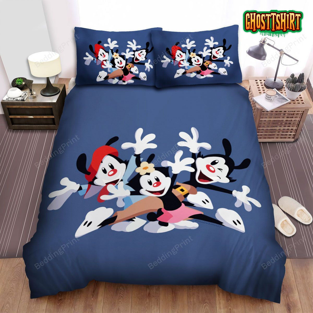 Animaniacs Characters Illustration Bed Sheets Spread Duvet Cover Bedding Set