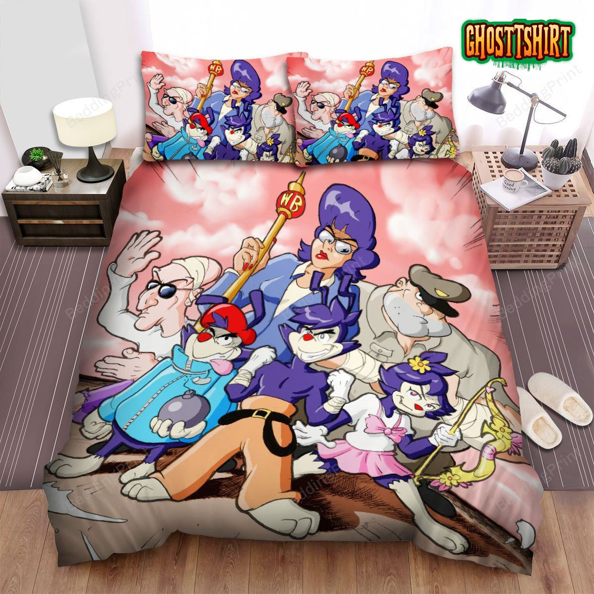 Animaniacs The Warner Siblings And Their Friends Bed Sheets Spread Duvet Cover Bedding Set