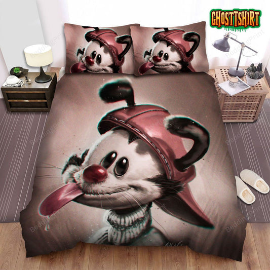 Animaniacs Wakko Making Funny Face Bed Sheets Spread Duvet Cover Bedding Set