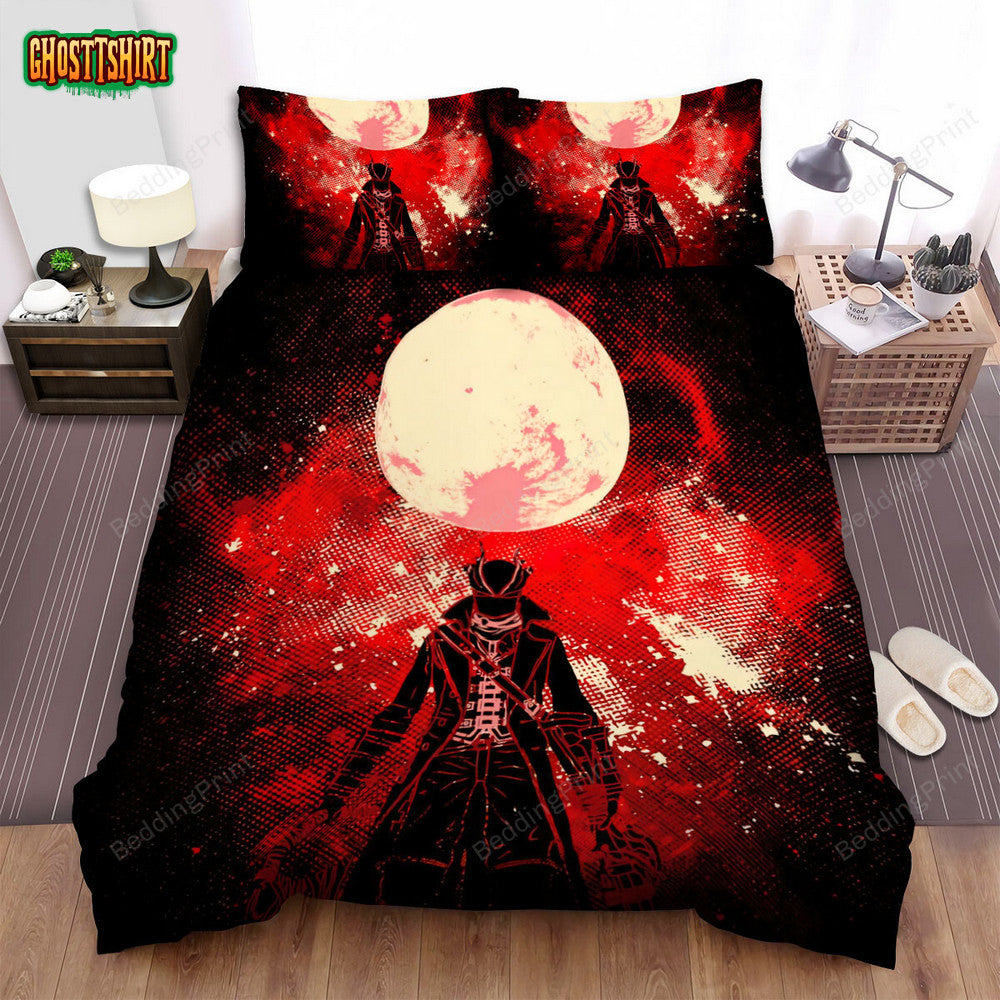 Anime Art Blood Hunter Bed Sheets Duvet Cover Bedding Set