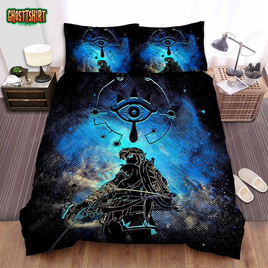 Anime Art Breath Bed Sheets Duvet Cover Bedding Set